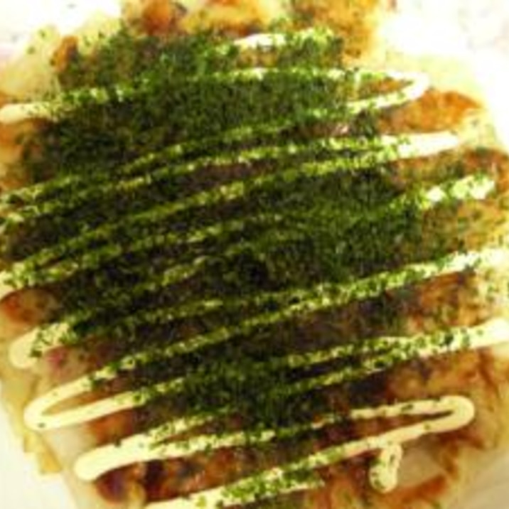 キャベツじゃなく、白菜で！お好み焼き